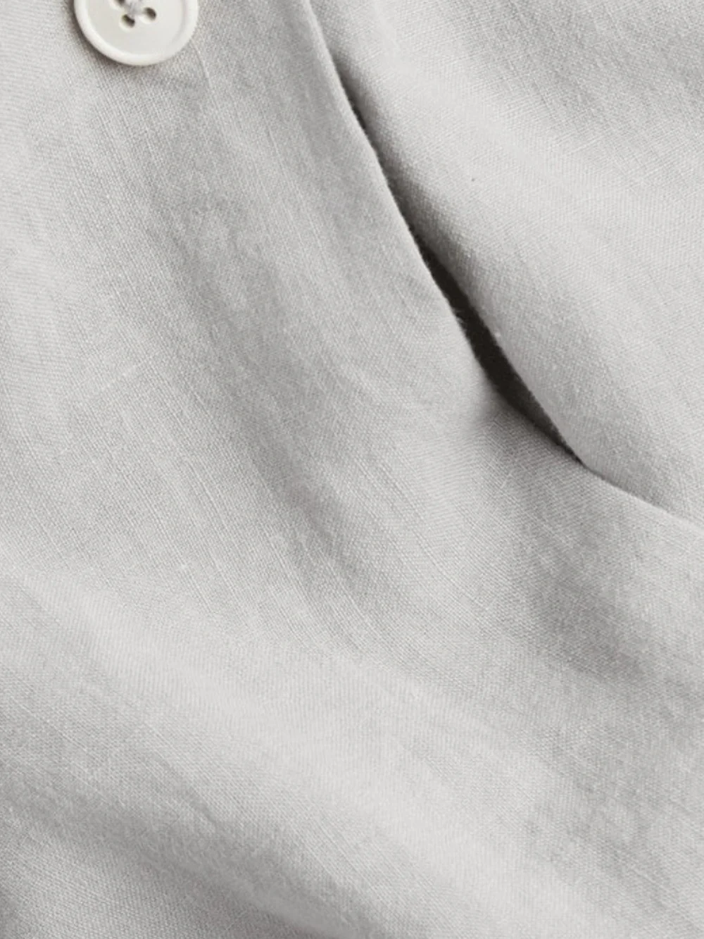 Parachute 100% Linen Duvet in Fog Full/Queen $330